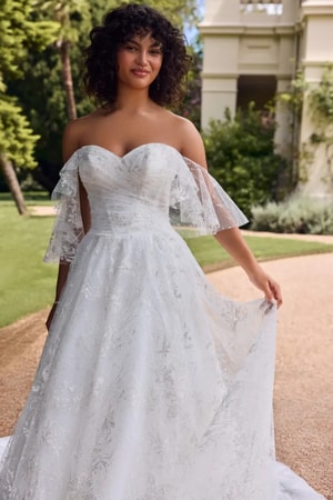 Wedding Dress - Sophia Tolli Bridal Collection - Y3137 - Exquisite Strapless Wedding Dress With Sparkle | SophiaTolliByMonCheri Bridal Gown