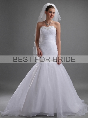 Wedding Dress - Best for Bride Bridal 2012 Collection - BFB2716 Organza Trumpet Beaded Gown | BestforBride Bridal Gown