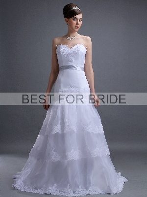 Wedding Dress - Best for Bride Bridal 2012 Collection - BFB2740 Fit and Flare Tulle Satin Gown | BestforBride Bridal Gown