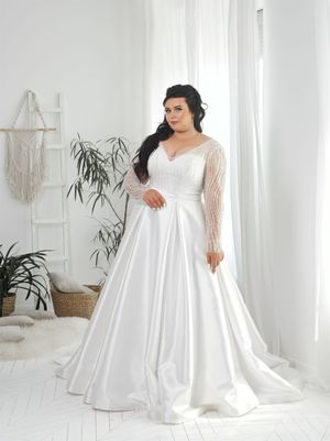Wedding Dress - Maria Mitchello - Plus sizes - The Superiority Collection: PS2216 | PlusSize Bridal Gown