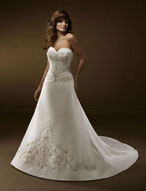 Bridal Dress: Bridals: 2170 Luxe Taffeta with Embroide