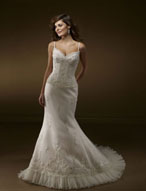 Bridal Dress: Bridals: 2171 English Net over Duchess S