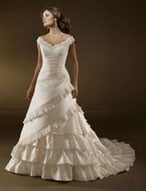Bridal Dress: Bridals: 2172 Radiant Taffeta with Beade