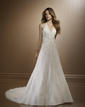 Bridal Dress: Bridals: 2184 Delicate Chiffon with Embr