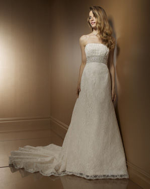 Bridal Dress: Bridals: 2185 Chantilly Lace with Beaded