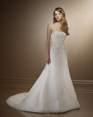 Bridal Dress: Bridals: 2194 Delicate Chiffon with Embr