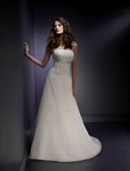 Bridal Dress: Destination/Voyage: 6144 Whisper Chiffon