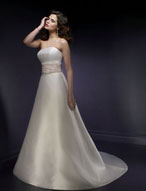 Bridal Dress: Destination/Voyage: 6145 Noveau Satin