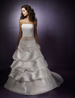 Bridal Dress: Destination/Voyage: 6148 Duchess Satin