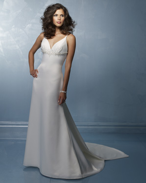 Bridal Dress: Destination/Voyage: 6177 Charmeuse with