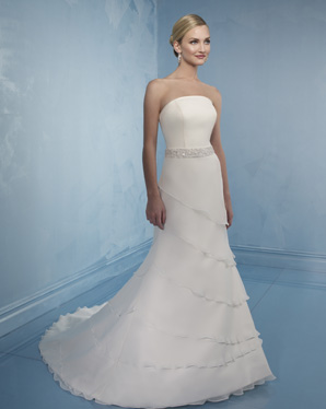 Bridal Dress: Destination/Voyage: 6184 Delicate Chiffo