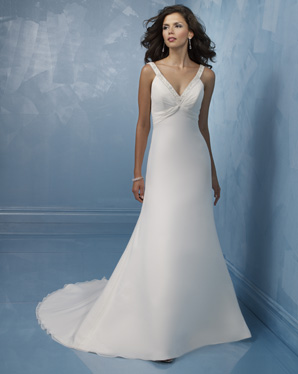 Bridal Dress: Destination/Voyage: 6185 Delicate Chiffo