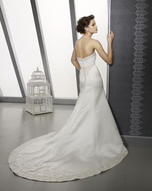 Bridals: 2209 Duchess Satin, Tulle, and