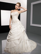 Bridal Dress: Bridals: 2307 - Radiant Taffeta and Tull