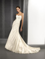 Bridal Dress: Blu: 4202 Luxe Taffeta and Lace