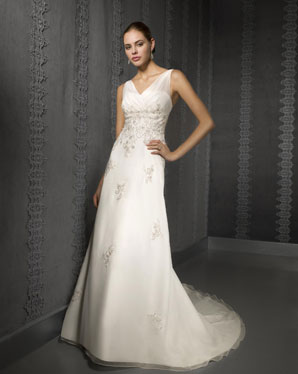 Blu: 4207 Delicate Chiffon with Embroide