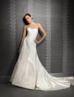 Bridal Dress: Blu: 4209 Shot Taffeta