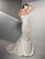 Bridal Dress: Blu: 4501 - Silky Satin