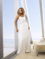 Bridal Dress: Destination/Voyage: 6204 Charmeuse with