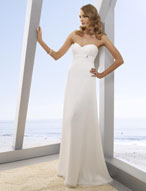 Bridal Dress: Destination/Voyage: 6207 Silky Chiffon w