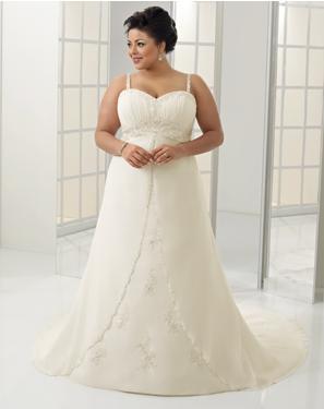 Bridal Dress: Mori Lee Julietta: 3031 - Delicate Chiffon with Embroidery  Colors: White/Silver, Ivory/Silver 