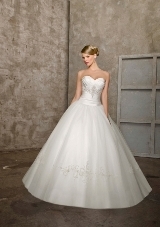 Bridal Dress: Mori Lee Bridal Collection: 2501 - Luxe Taffeta and Tulle with Embroidery  Colors Available: White/Silver, Ivory/Silver. 