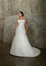 Bridal Dress: Mori Lee Julietta: 3055 - Beading on Delicate Chiffon  Colors Available: White, Ivory 