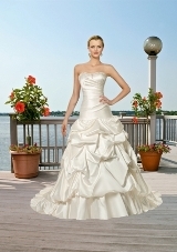 Bridal Dress: Mori Lee Voyage Collection: 6507 - Luxe Taffeta with Embroidery  Colors Available: White/Silver, Ivory/Silver. 