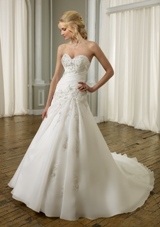 Bridal Dress: Mori Lee Bridal FALL 2011 Collection: 1662 - Plush Organza with Beaded Embroidery  Colors: White/Silver, Ivory/Silver. Sizes Available: 2-28.  