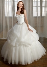 Bridal Dress: Mori Lee Blue FALL 2011 Collection: 4872 - Tulle with Jeweled Beading  Colors: White, Ivory, Champagne. Sizes Available: 2-28. 
