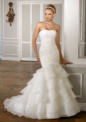 Wedding Dress - Mori Lee Bridal Collection: 1606 - Beaded Organza | MoriLee Bridal Gown