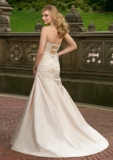 Bridal Dress: Mori Lee Voyage Collection: 6704 - Taffeta with beading  Colors: White/Silver, Ivory/Silver, Blush/Silver. Sizes Available: 2-28. 