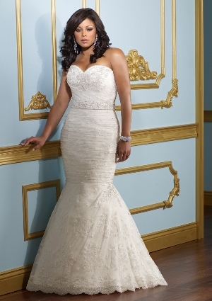 Wedding Dress - Mori Lee Julietta: 3111 - EMBROIDERY ON BEADED LACE | PlusSize Bridal Gown