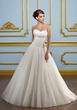 Bridal Dress: Mori Lee Blue SPRING 2012 Collection: 4901 - TULLE W/SCULPTED FEATHERS 