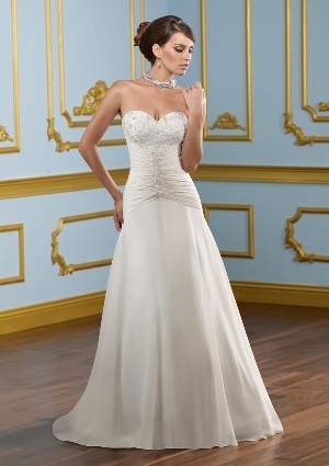Mori Lee Blue SPRING 2012 Collection: 4910 - DELICATE CHIFFON W/EMBROIDERY