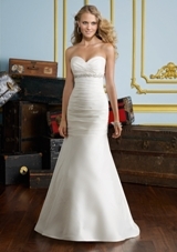Bridal Dress: Mori Lee Voyage SPRING 2012 Collection: 6725 - LUXE TAFFETA W/CRYSTAL BEADING  Colors Available: White/Silver, Ivory/Silver. Sizes Available: 2-28. 