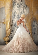 Bridal Dress: Mori Lee Bridal SPRING 2013 Collection: 1924 - Crystal Beaded Embroidery on Ruffled Organza 