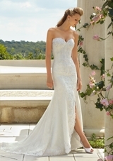 Bridal Dress: Mori Lee Voyage SPRING 2013 Collection: 6751 - Embroidered Lace on Tulle 