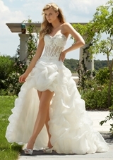 Bridal Dress: Mori Lee Voyage SPRING 2013 Collection: 6752 - Crystal Beaded Lace on Organza 
