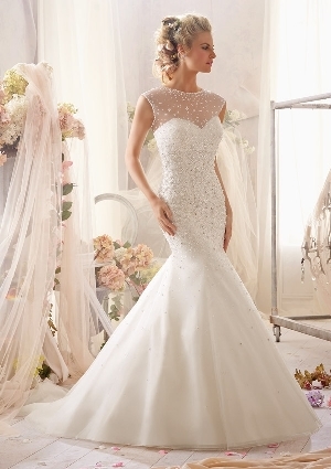 Wedding Dress - Mori Lee Bridal SPRING 2014 Collection: 2603 - Sparkling Allover Beading on Net | MoriLee Bridal Gown