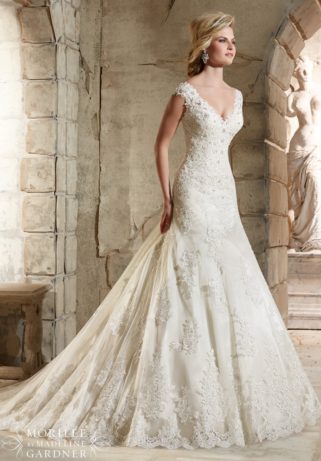 prices of mori lee bridal gowns