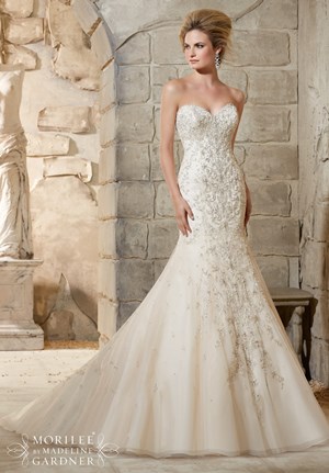 View Dress - Mori Lee Bridal FALL 2015 Collection: 2790 - Diamante and ...