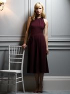 Evening Dress: Aftersix Bridesmaid Style - 6538  Tea-length Nu-Georgette halter dress w/ gathered neckline and natural waist. 