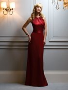 Evening Dress: Aftersix Bridesmaid Style - 6540  Full-length Renaissance halter dress w/ gathered neckline and natural waist. 