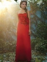 Bridesmaids Dress: DISNEY ALFRED ANGELO BRIDESMAIDS SPRING 2013 COLLECTION - 517 - Satin, Satin & Organza Fabric - Modern Fit 