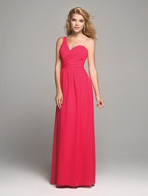 Bridesmaid Dress - ALFRED ANGELO BRIDESMAIDS SPRING 2013 Collection - 7257 - Chiffon Fabric - Modern Fit | AlfredAngelo Bridesmaids Gown