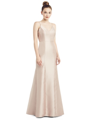  Dress - Alfred Sung Bridesmaids 2020 - D780 - Open-Back Bow Tie Satin Trumpet Gown | AlfredSung Evening Gown