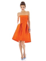 Bridesmaids Dress: Alfred Sung Bridesmaid SPRING 2013 - D580 