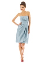 Bridesmaids Dress: Alfred Sung Bridesmaid SPRING 2013 - D602 