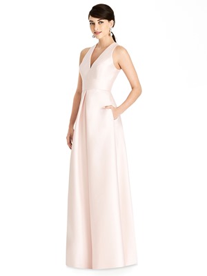  Dress - Alfred Sung Bridesmaids SPRING 2018 - D747 - Fabric: Sateen Twill | AlfredSung Evening Gown